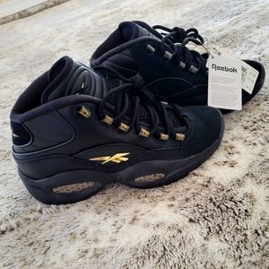 Reebok Question Mid Black/Gold